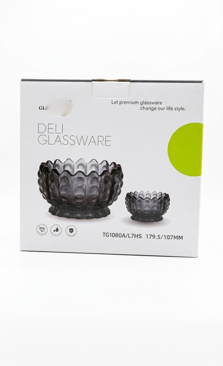 Deli Glassware Ice Cream Set 7pc
