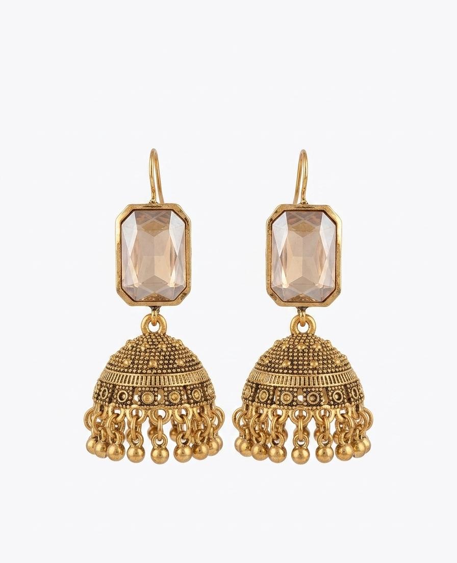 The Amber Aurelia Jhumka