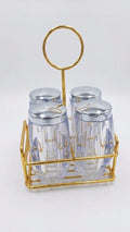 Aura Gold Cruet Set