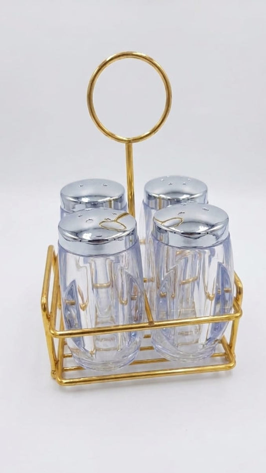 Aura Gold Cruet Set