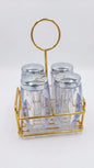 Aura Gold Cruet Set