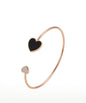 Crystal Eternal Heart Cuff