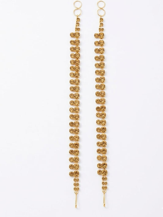 Gilded Blossom Anklet Set (Payal)